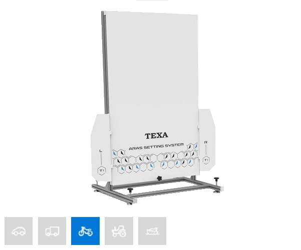 Texa ARAS Motorradradar-Kalibrierungslösung