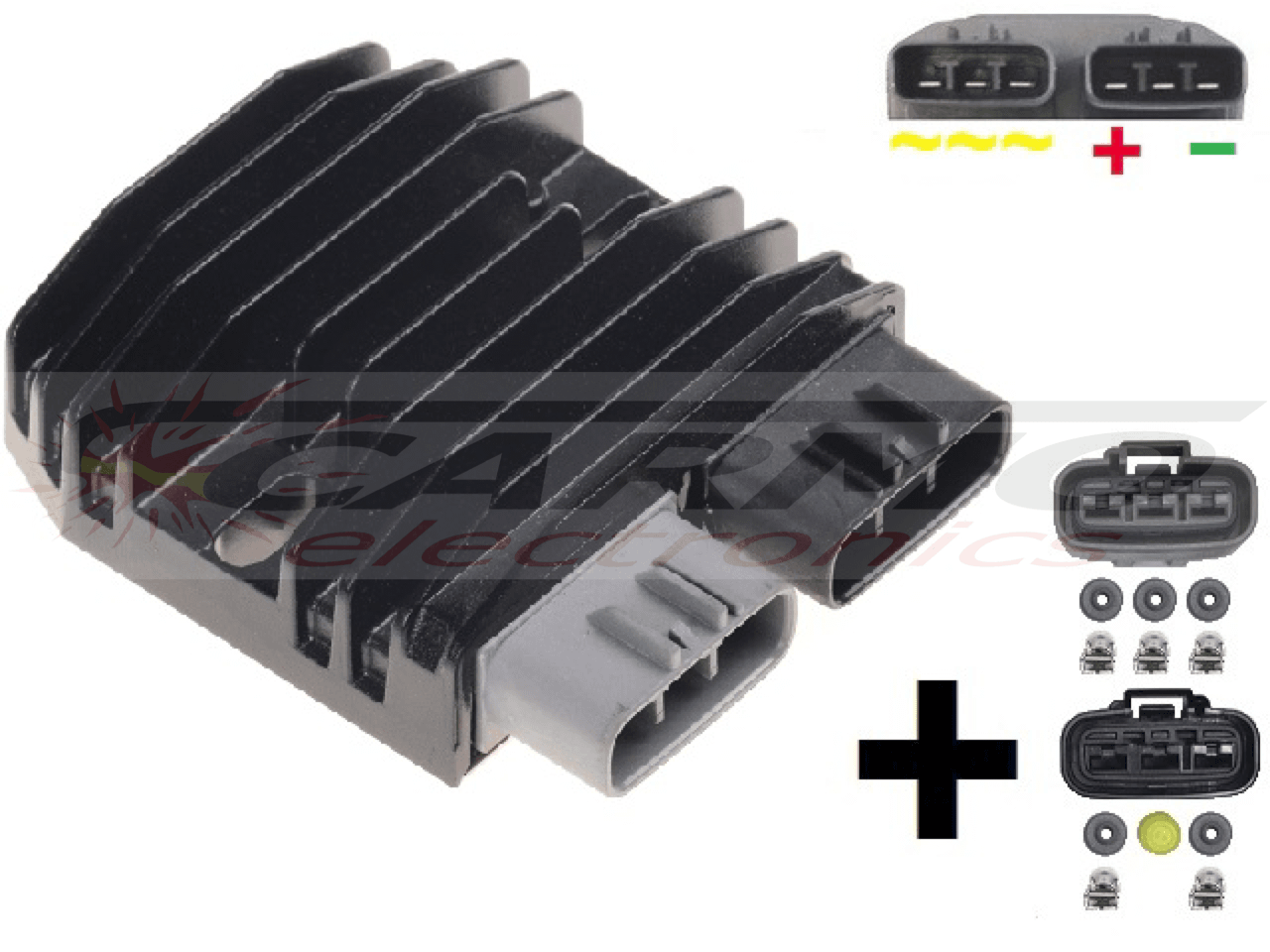 CARR5925 + contra Honda Kawasaki Polaris MOSFET Spannungsregler Gleichrichter (Verbesserte SH847) - zum Schließen ins Bild klicken