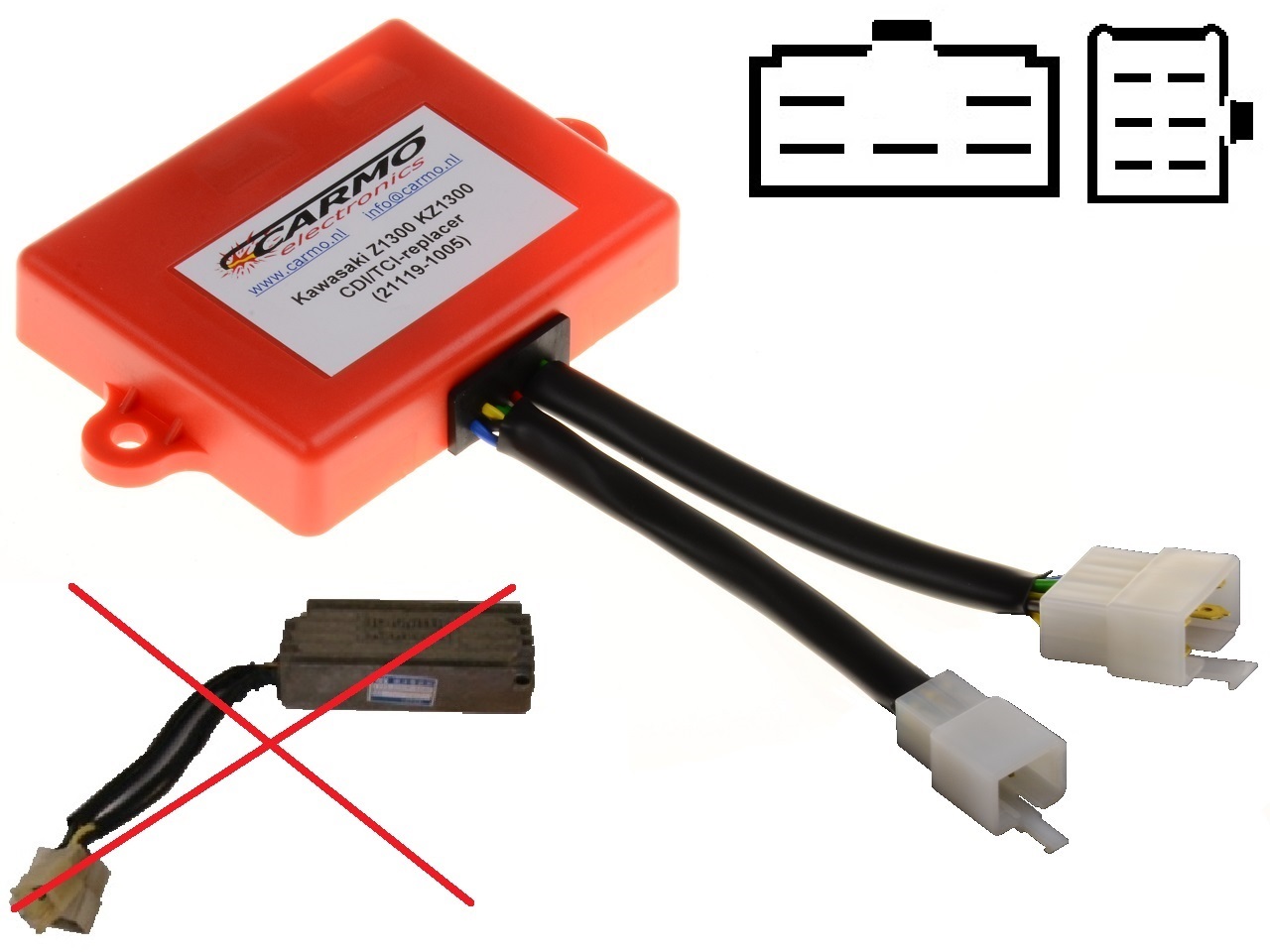 Kawasaki Z1300 KZ1300 IC Igniter 21119-1005 - zum Schließen ins Bild klicken