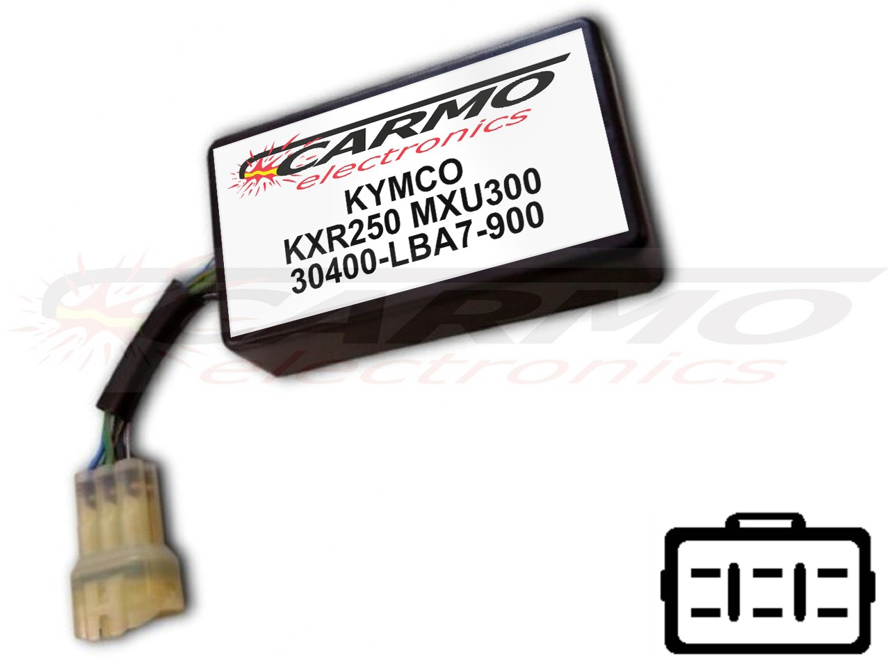 Kymco KXR250 MXU250 CDI Einheit Steuergerät Zündbox (30400-LBA7-900, CT-LBA7-00) - zum Schließen ins Bild klicken